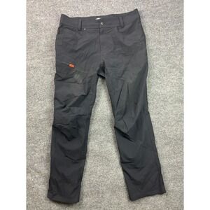 Brunt Costello Ripstop Pants Mens 34x32 Black Utility Cargo Straight Leg Durable